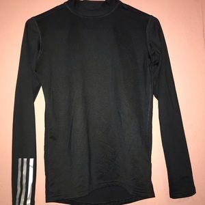 Adidas silk athletic top.